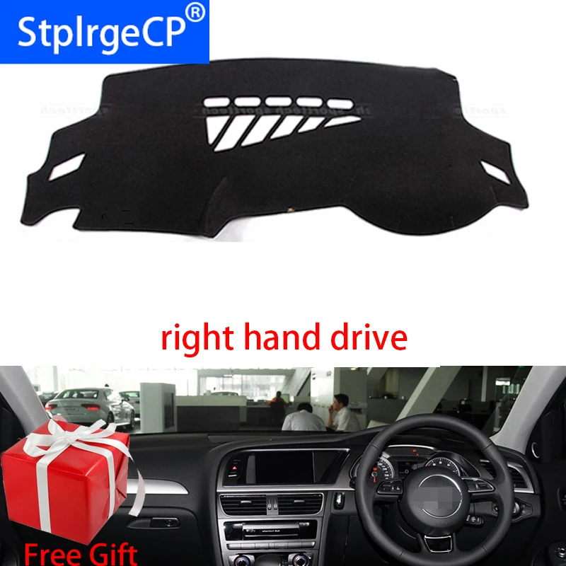 Приборной панели автомобиля Обложка Коврик для AUDI A4 2009 2010 2011 2012 2016 правым Dashmat Pad