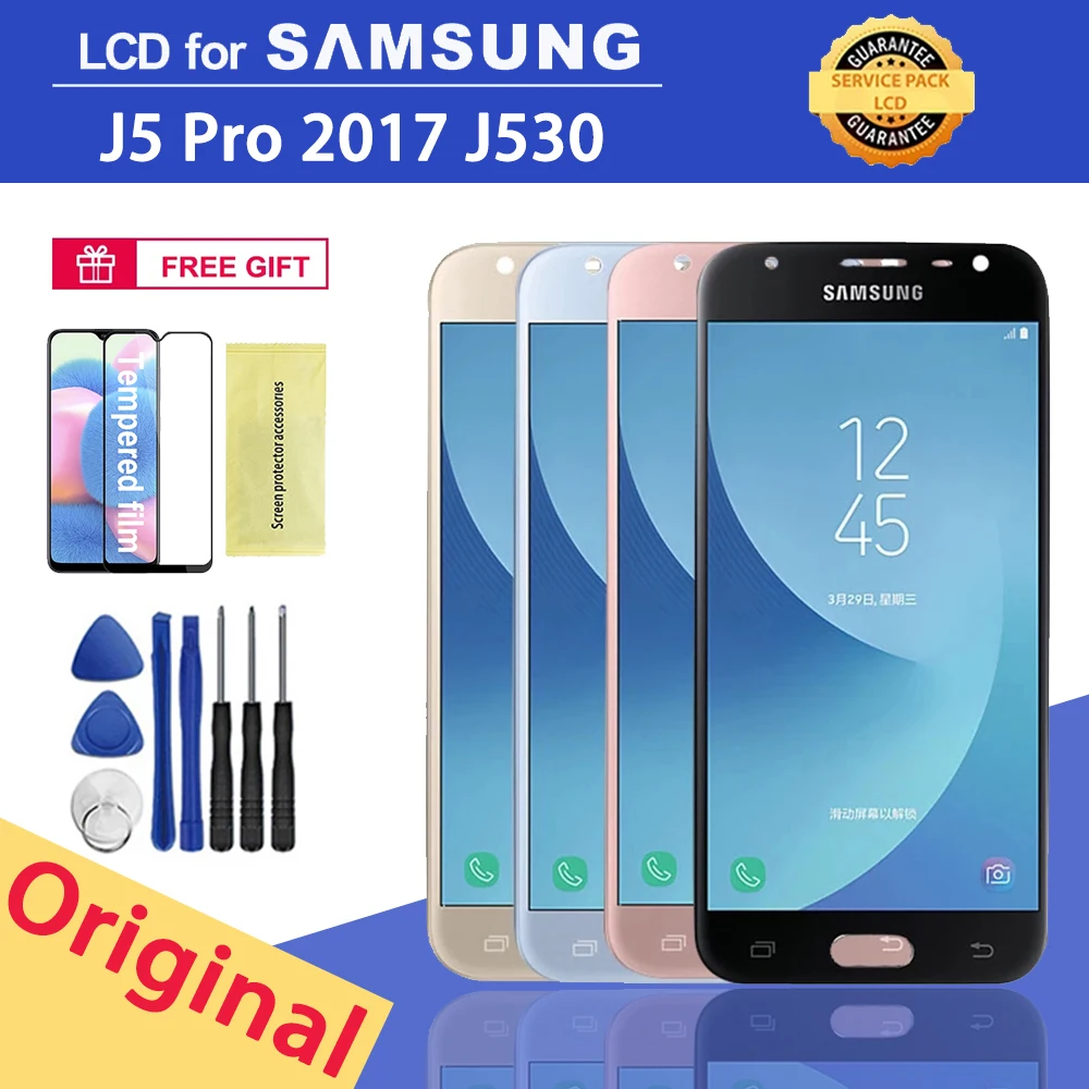 Оригинальный ЖК-дисплей 5 2 дюйма для Samsung Galaxy J5 Pro 2017 J530 ЖК-экран с сенсорным