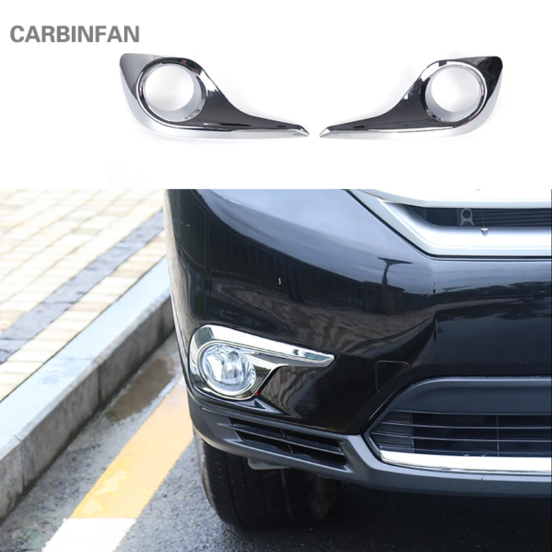 ABS Хромированная Автомобильная Стайлинг передняя противотуманная фара рамка