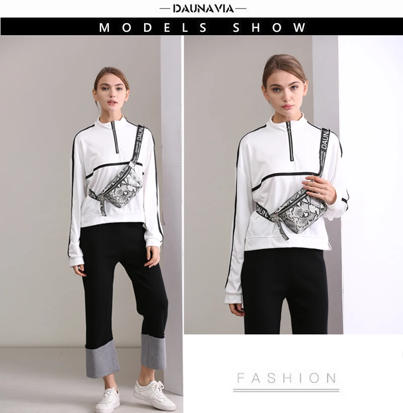 Женская сумка с серпантином DAUNAVIA модная дизайнерская ремнем на груди мини-сумка