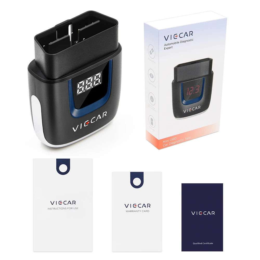 Viecar ELM327 V2.2 PIC18F25K80 OBD2 Bluetooth 4.0 Wi-Fi ELM 327 для Android IOS OBD 2 Автомобильный Диагностический