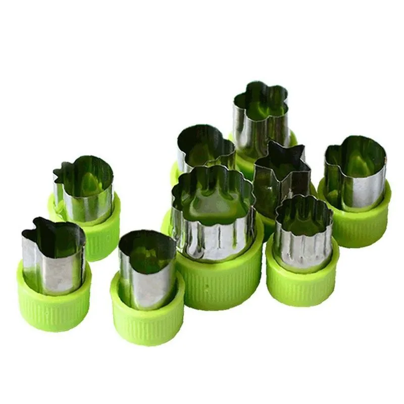 9 шт./компл. приспособление для еды милый формирователь прочный кухонный