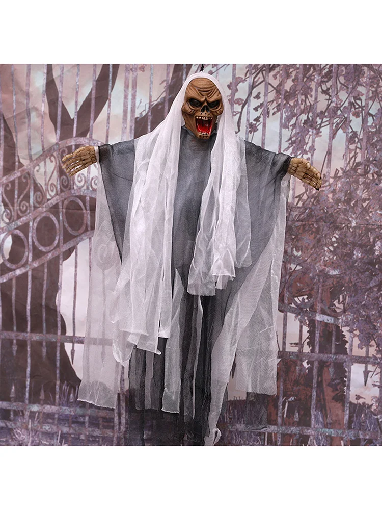 Horror Grim Reaper Hanging Ghost Halloween Decorations Accessories Props Haunted House Bar Club Party Scary Decoration Prop | Дом и сад