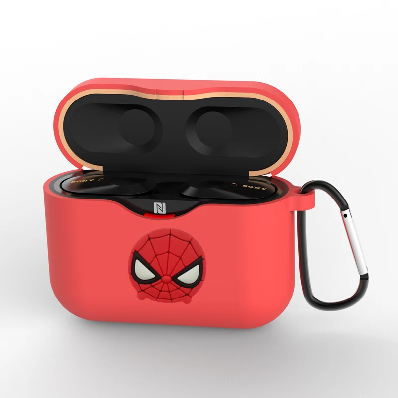 red1 FIFATA для sony WF-1000XM3, беспроводные bluetooth наушники, ТПУ чехол, чехол для WF-1000XM3, силиконовый защитный чехол, спортивные аксессуары - Цвет: red1