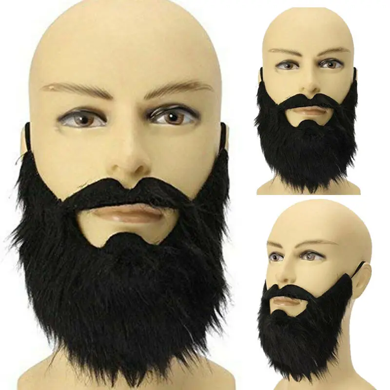 FAROOT ложная поддельная Борода Усы черная маскарадная помада на лице Волосы