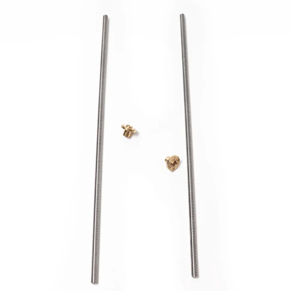 

blv printer parts 400mm Lead screw with nut 500mm Lead screw for 365mm 465mm blv 3d printer