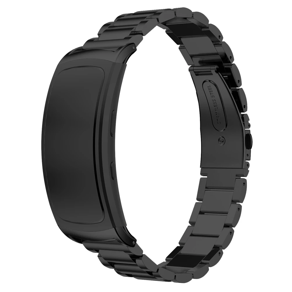 Ремешок сменный из нержавеющей стали для Samsung Gear Fit 2 Pro роскошный браслет наручных