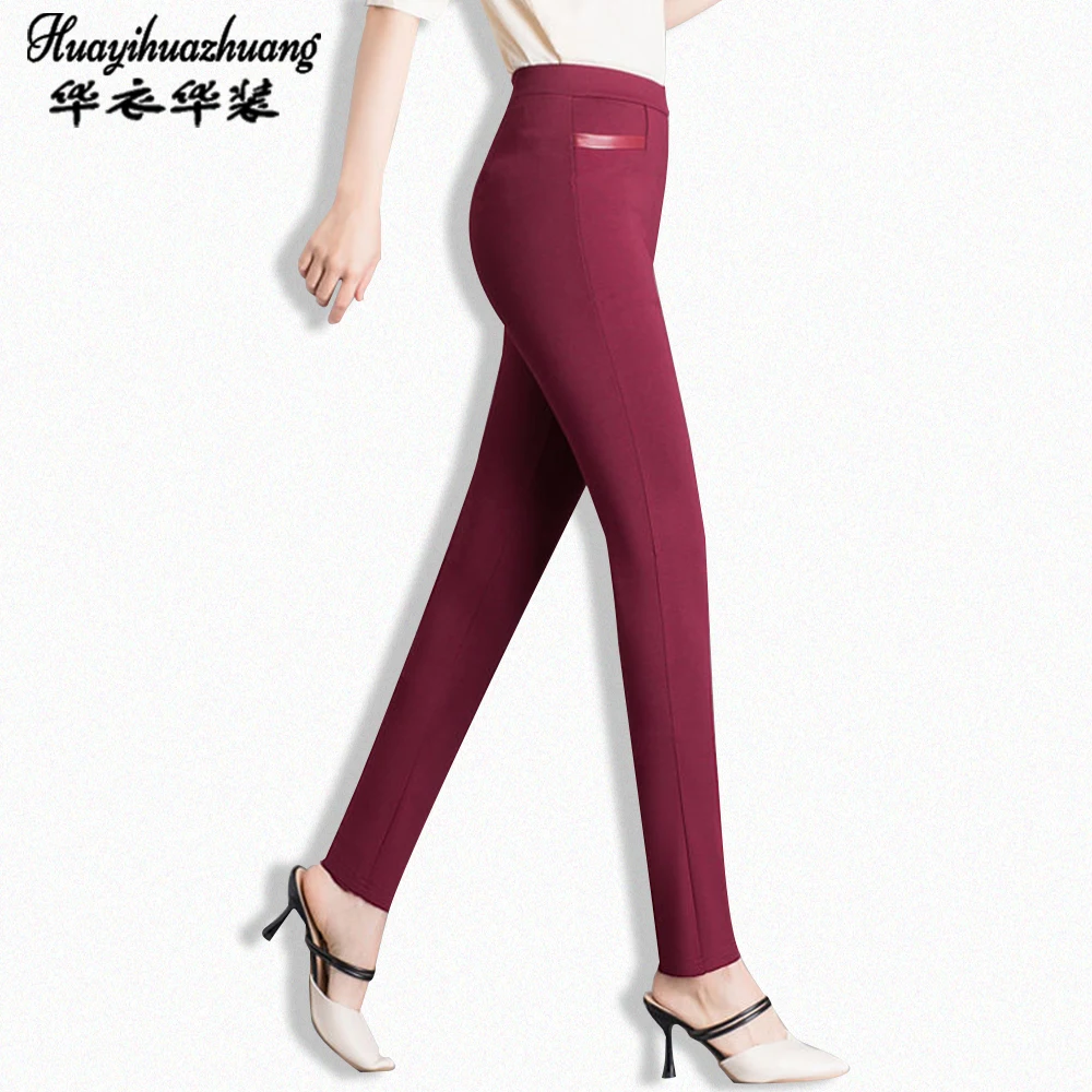 M-4XL trousers spring and autumn Legings Women Legging Pants Thin Large Size Stretch Ankle-Length New summer 2020 | Женская одежда
