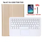 Магнитный чехол для Samsung Galaxy Tab A7 10,4 2020SM T500 T505, беспроводная сенсорная панель, Bluetooth клавиатура, чехол для планшета со слотом для ручки
