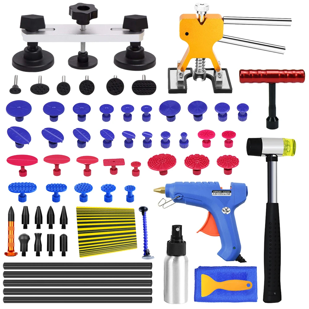 vender Diy Kit De Reparação Paintless Dent Extrator Toolsgold Dent Lifter Para Danos Causados Por Granizo Do Carro Dent & Ding Removedor