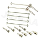 Металлический передний и задний дифференциал вала привода CVD для WLtoys 144001 124018 124019 обновленные детали для радиоуправляемого автомобиля аксессуары