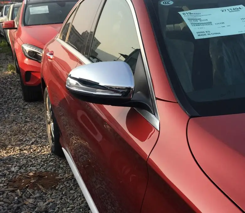 Зеркальная крышка из хромированного серебра для Mercedes Benz W205 S205 C180 C200 C250 C300 C400 C Class