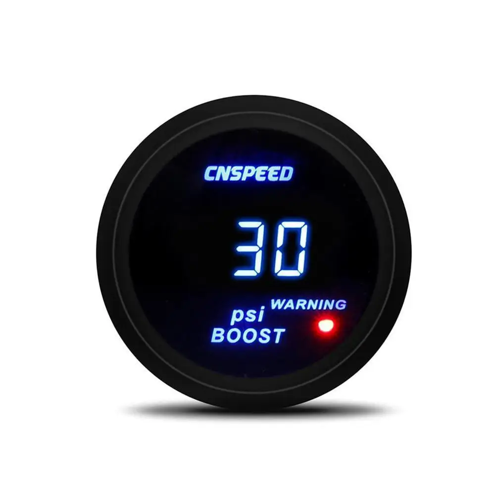 2 &quot52 мм Автомобильный цифровой светодиодный дисплей 14 30 PSI турбо Boost Gauge Meter Kit с