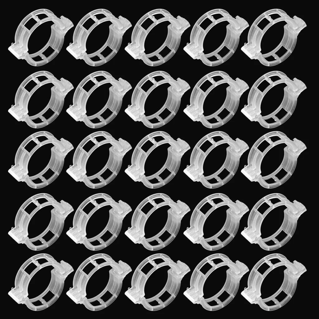 

100 pcs Plastic Tomato Clips Connect Pepper Cucumber Vines DIY Starch Tool for fixing the plant vines