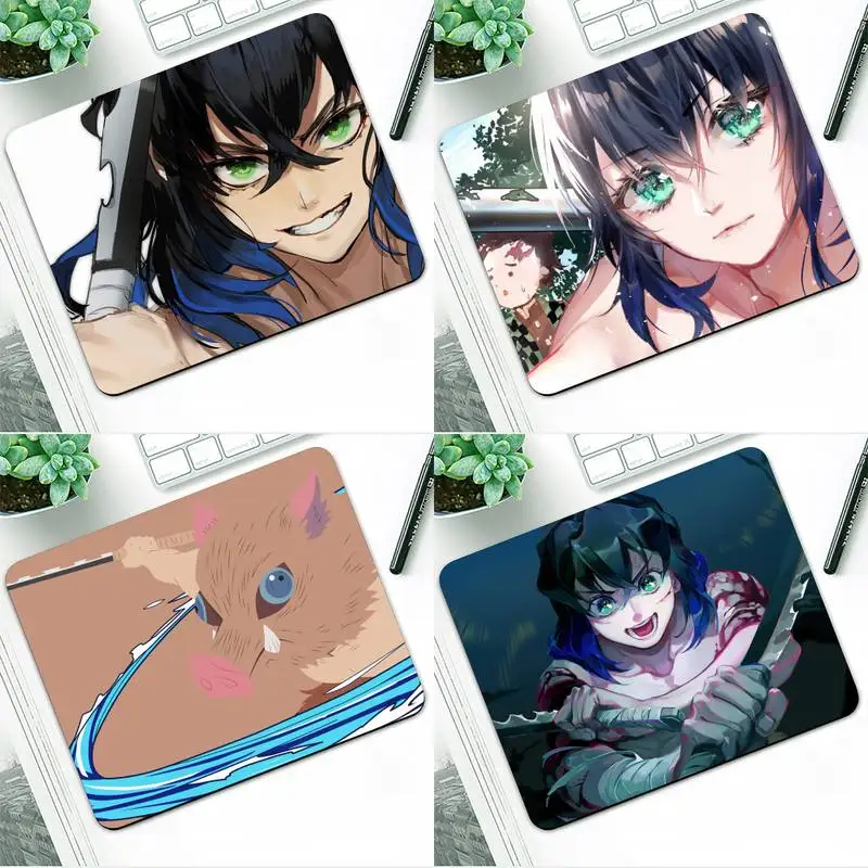 

Zororong Hashibira Inosuke Anime Demon Slayer Mouse Pad table Rug PC Laptop Computer IPAD Notebook Rubber Wholesale Mat