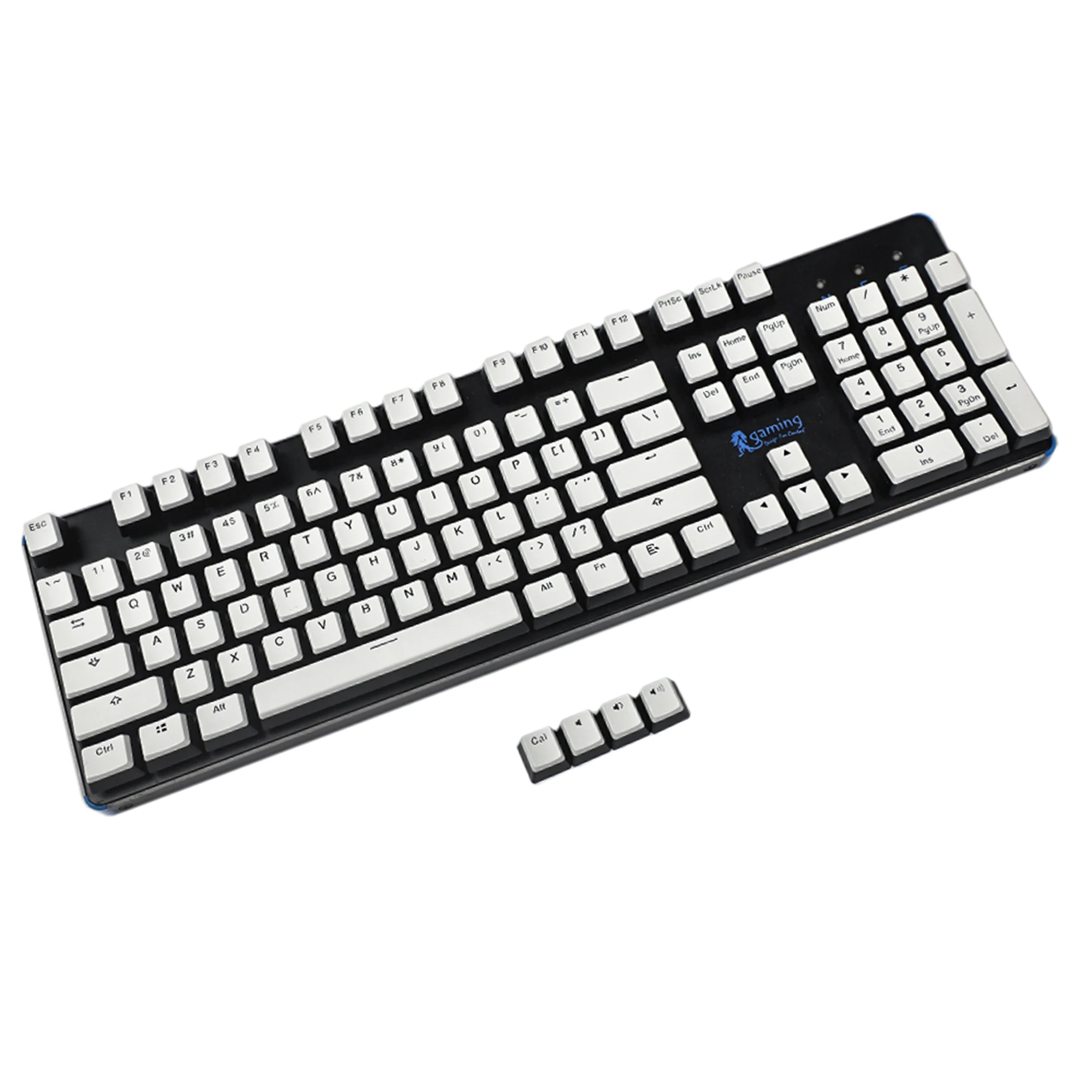 YMDK 104 108 PBT OEM профиль Doubleshot кофейный желтый белый пудинговый колпачок для