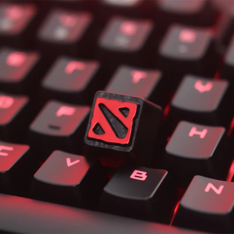 KeyStone Keycap 1 шт. DOTA2 тема алюминиевый сплав металлические механические клавиатуры