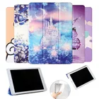 Детский чехол для планшета Huawei MediaPad T3 10, чехол AGS-W09L09L03 9,6, чехол тройного сложения с подставкой, чехол для huawei t3 10