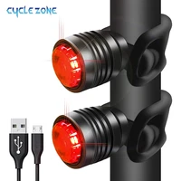 usb rechargeable bike tail lights 3 mode led super bright bicycle rear light runs fits all mountain bikesroad bicyclebackpacks