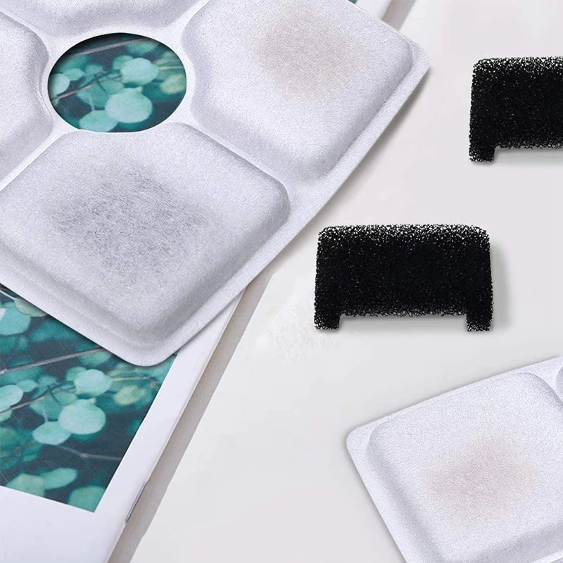 

Pet Fountain Filter Set for 84Oz / 2.5L Automatic Pet Fountain Filter System with Filter Sponge