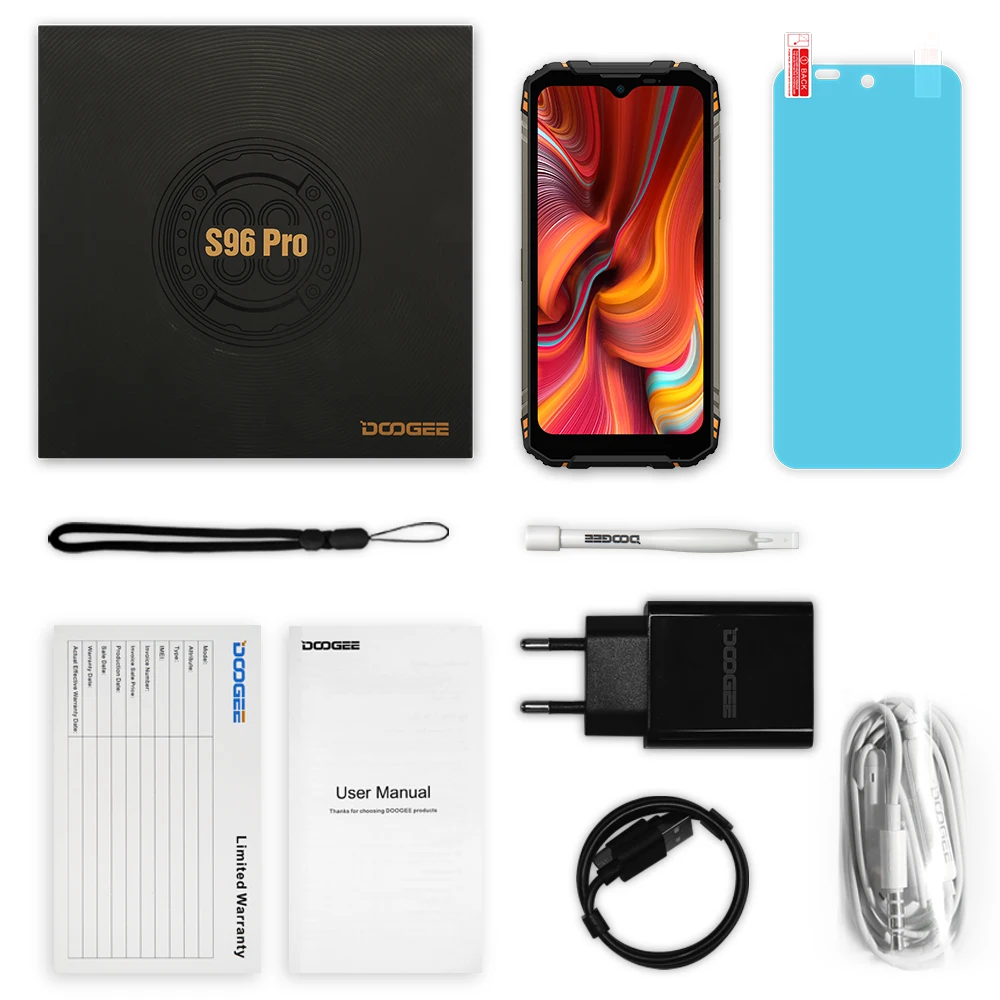 Смартфон DOOGEE S96 Pro 20 МП 8 + 128 ГБ ядер 6350 мАч|Смартфоны| |