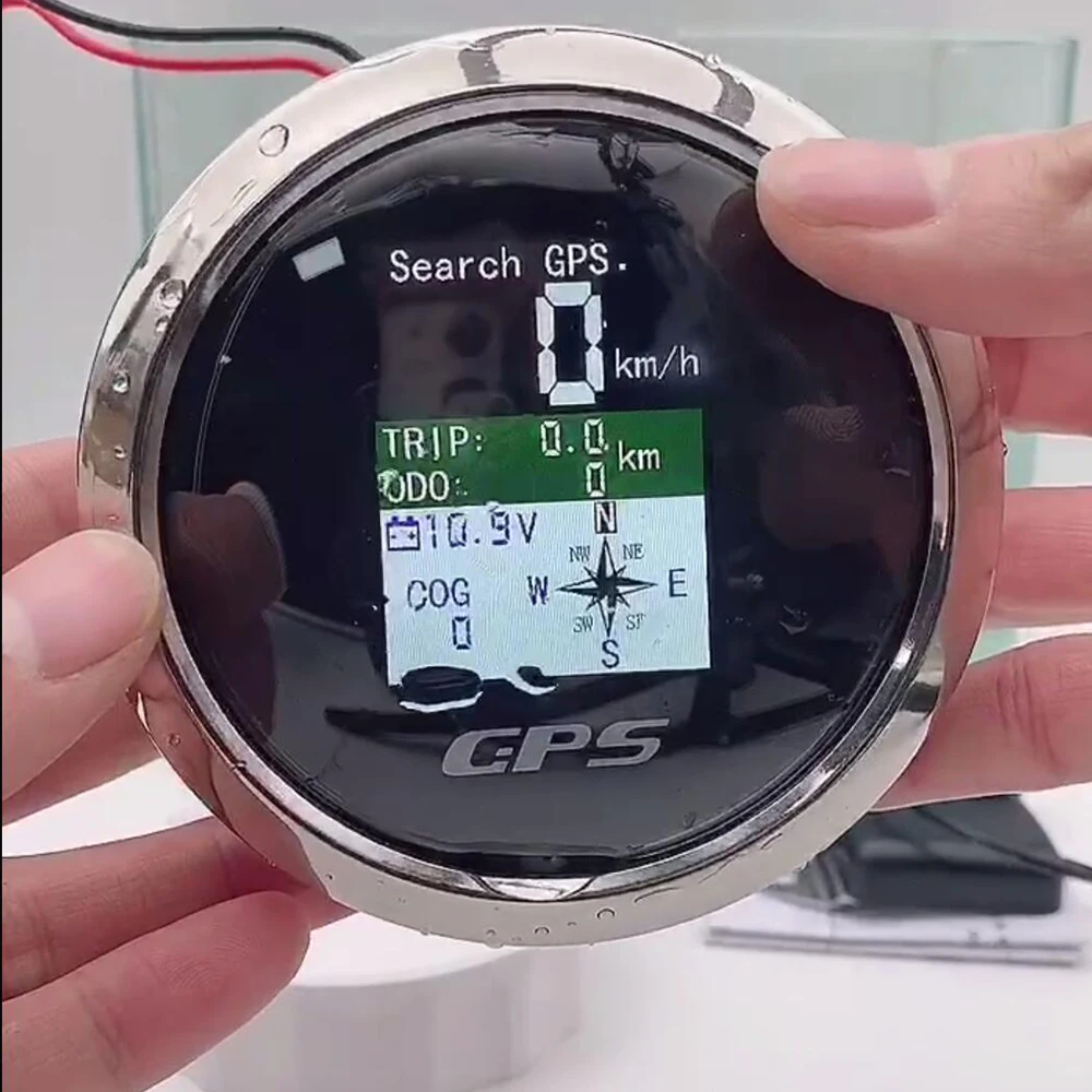 Цифровой GPS-спидометр водонепроницаемый с TFT-экраном 85 мм миль/ч регулируемая км/ч