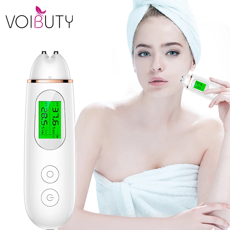 ЖК-дисплей цифровой измеритель влажности тела тестер кожи лица анализатор воды