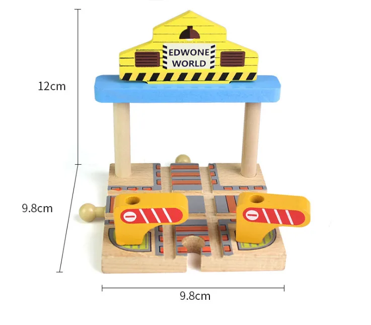 Игрушки WoodenTrain Track Railway sitational Accessories совместимые с Томасом Trains Biro обучающая