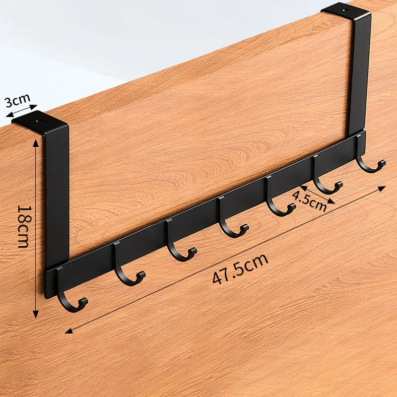 Ganchos para colgar sobre la puerta, accesorios para el hogar, sala de estar, ba&ntilde;o, organizador, estante, ropa, abrigo, sombrero, bolso, colgador de toallas-5