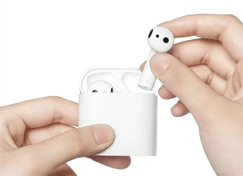 Bluetooth гарнитура Xiaomi Airdots Air 2 TWS Mi беспроводные наушники умное Голосовое управление
