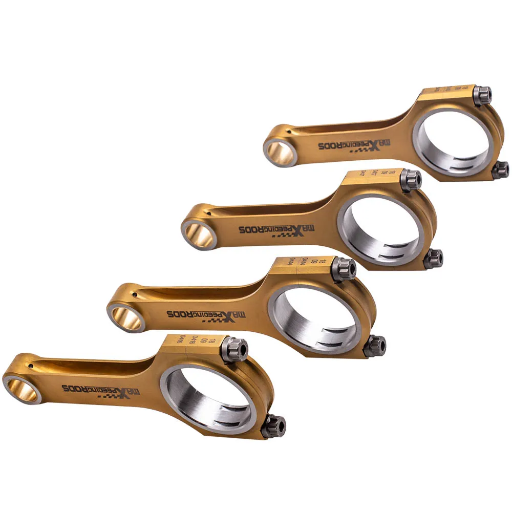

4pcs Titanizing Connecting Rods Conrods for VW 1.9L TDI PD130 PD140 PD150 For Skoda Fabia I 6Y2 Hatchback 1.9 TDI 1999-2008