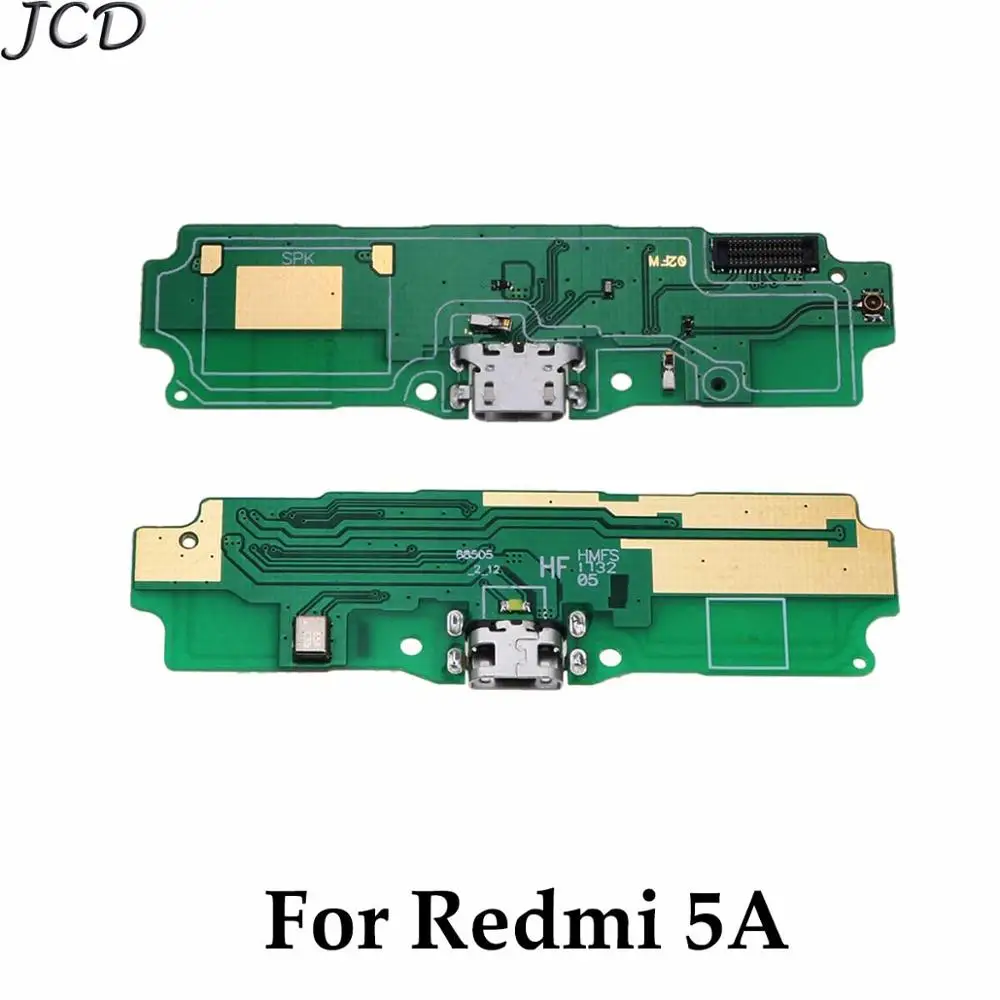 For Redmi 5A JCD для Xiaomi Redmi note 4x 5A 5 6plus S2 7 note 5A 7 5 6 iPad Pro микрофонный модуль+ зарядка через usb Нижняя плата Flex кабель Разъем - Цвет: For Redmi 5A