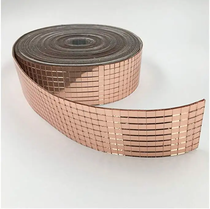 Рулонная самоклеящаяся мозаичная плитка из настоящего стекла для поделок