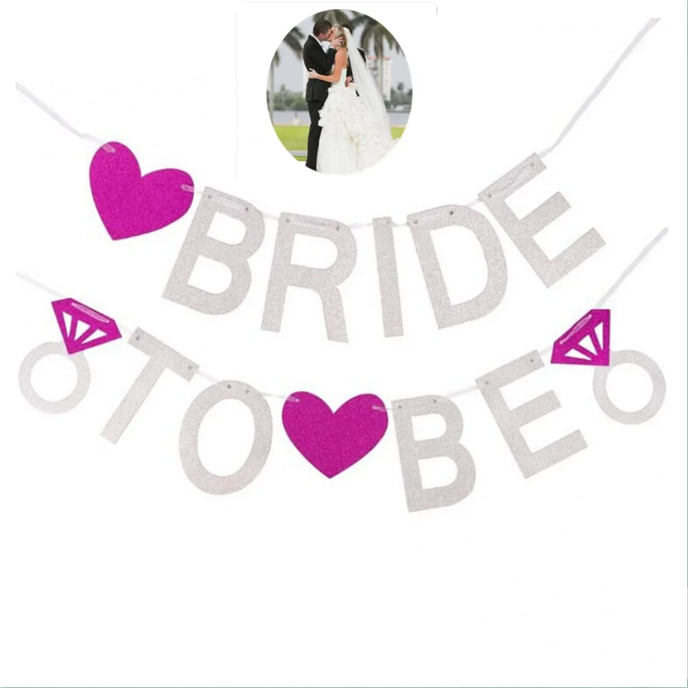 Серебряное блестящее баннеры невесты для свадьбы обручальное кольцо с