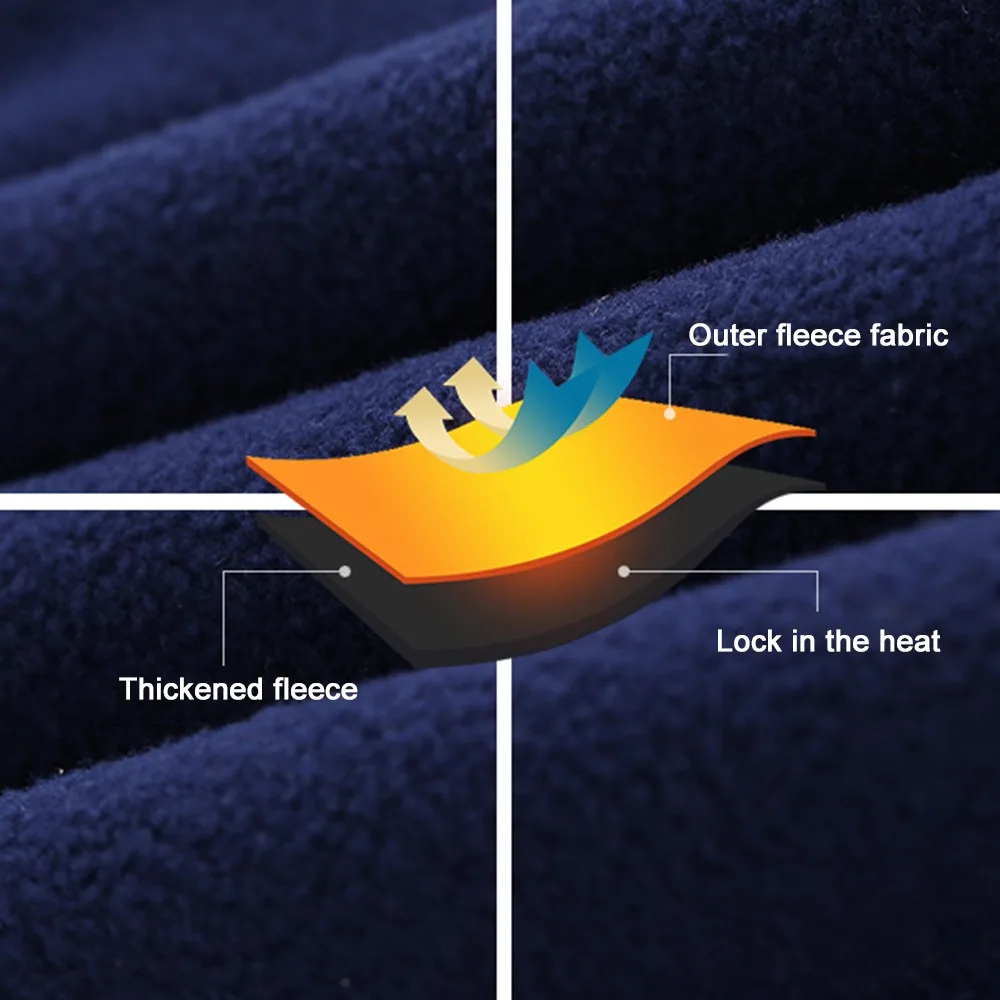 Флисовые шарфы для шеи зимние ветрозащитные мягкая велосипедная походная