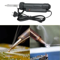 electric vacuum soldering sucker desoldering suction pump iron gun tin welding desolder with nozzle 110v portable repair tool