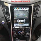 Автомобильный радиоприемник 10,4 дюймов в стиле Tesla Android 10,0 для Hyundai Sonata 8, автомобильный мультимедийный плеер, Автомобильная GPS-навигация DSP 2011 2012 2015