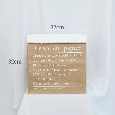 32x32cm Yellow INS реквизит для фотосъемки двойная утолщенная крафт-бумага сумка для хранения для фотостудии фоновые украшения для съемки предметов - Цвет: 32x32cm Yellow