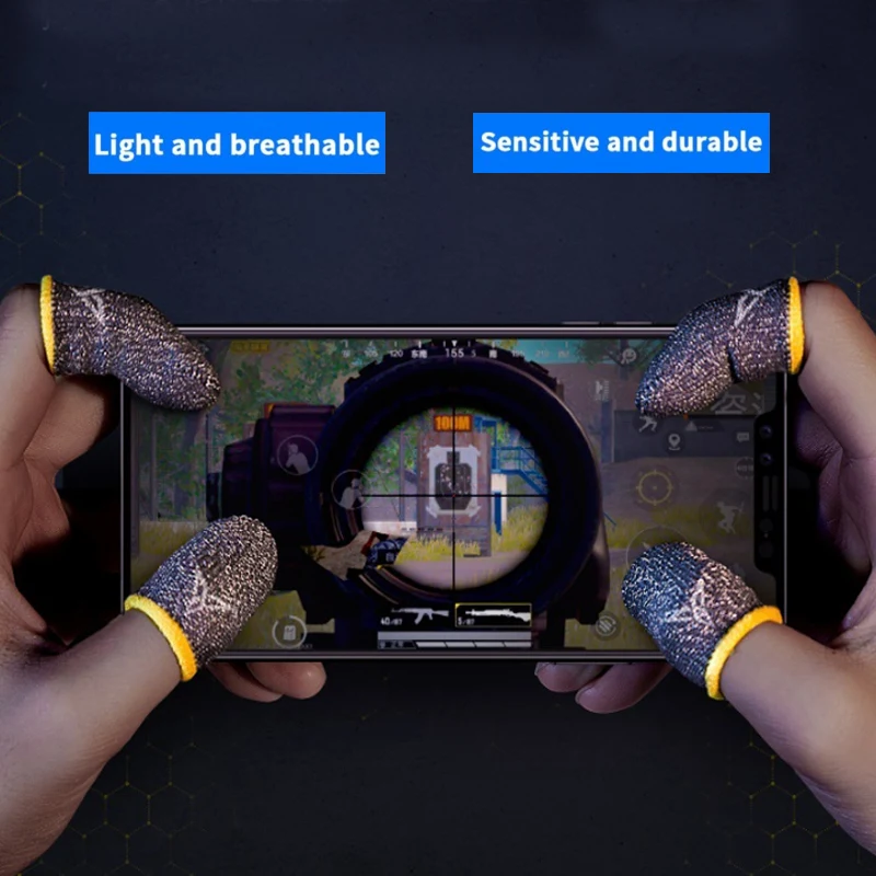 PUBG игра для мобильного телефона контроллер без беспроводной геймпад Bluetooth триггер аксессуары четыре пальца пот-доказательство пальцев крышка рукава