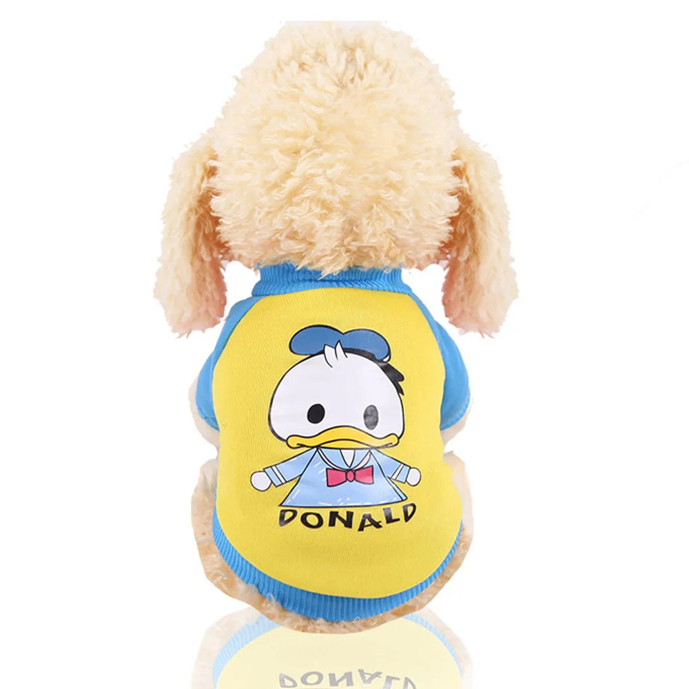 

Cartoon Winter New Pet Costume Dog Clothes Cute Duck Print Warm Dogs Coat Jacket Dog Hoodie Ropa Perro French Bulldog Chihuahua