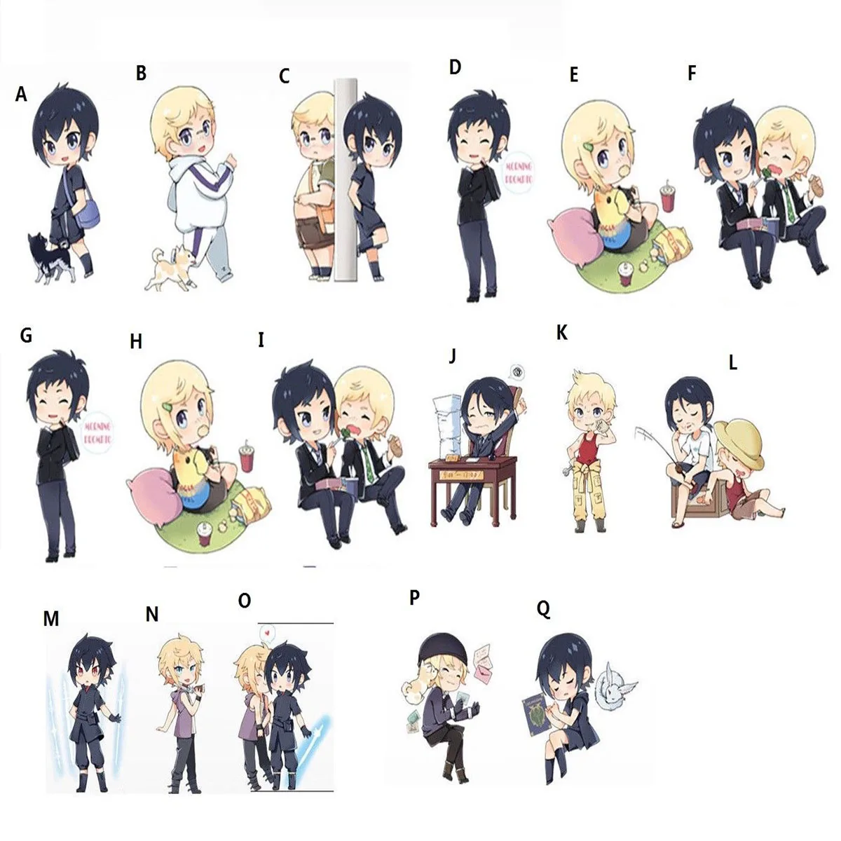 Акриловый брелок для ключей с аниме финальная фантазия XV фосфорит фосфоно 17