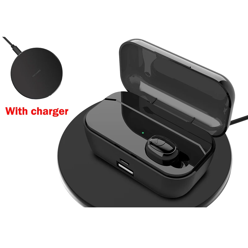 Single B charger TWS Bluetooth наушники G6s Беспроводные наушники с 3500 мАч power Bank V5.0 светодиодный наушник IPX7 водонепроницаемый с беспроводным зарядным устройством - Цвет: Single B charger