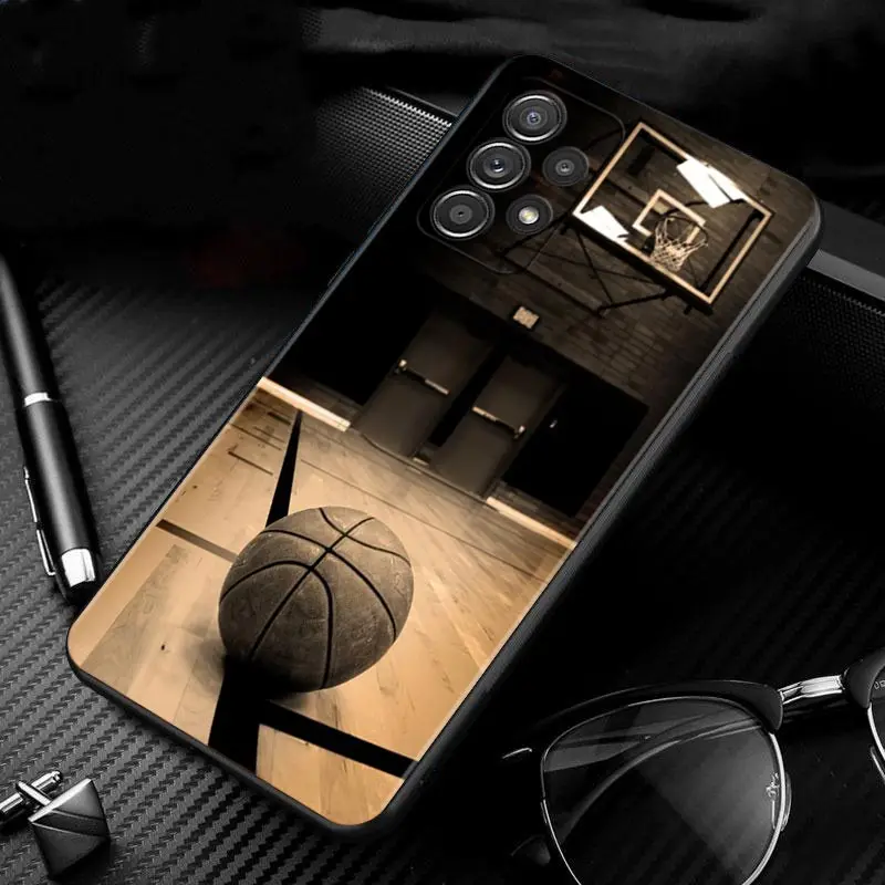 Basketball Basket Cover For Samsung Galaxy A51 A71 A41 A31 A11 A01 A72 A52 A42 A32 A22 A21s A02s A12 A02 Black Shell Capa Case