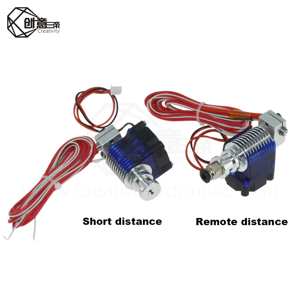 3d HotEnd полный комплект (E3D V6 ) 12 В для 1 75/3 0 мм Удаленная экструзия печати Bowden головки