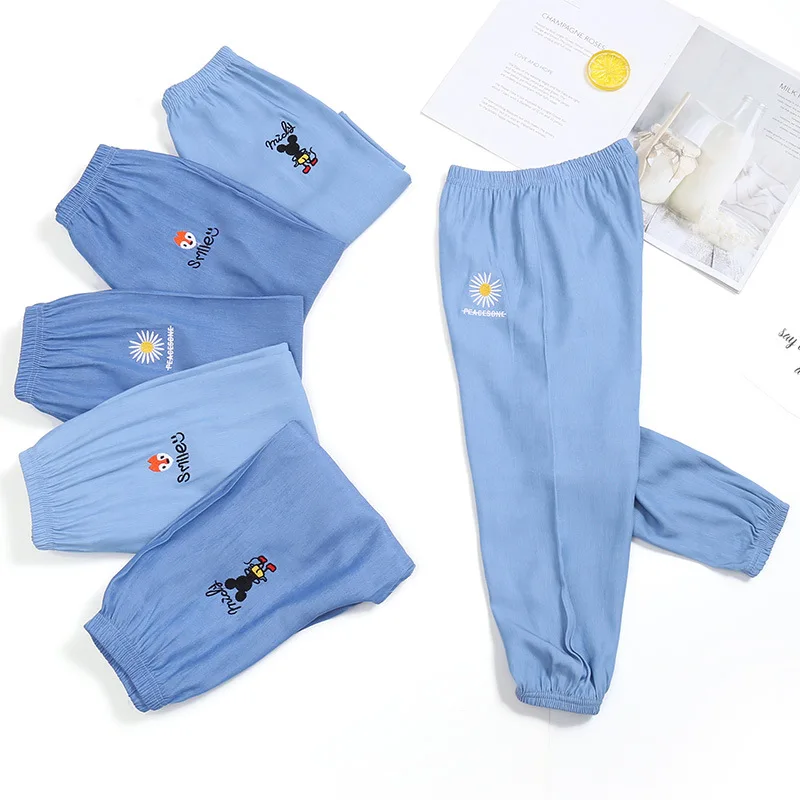 

Детские повседневные штаны, детские штаны с мультяшным рисунком, модные мягкие джинсовые штаны для маленьких девочек, детские спортивные о...