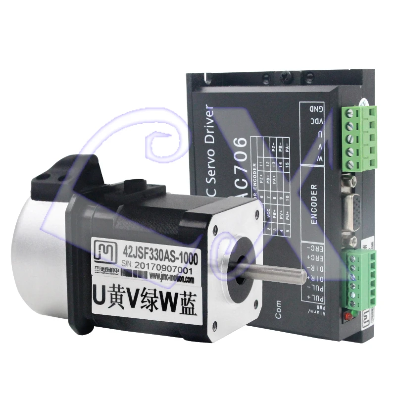 Комплект бесщеточных серводвигателей постоянного тока JMC 42JSF330AS + MCAC706 32 Вт 24 в