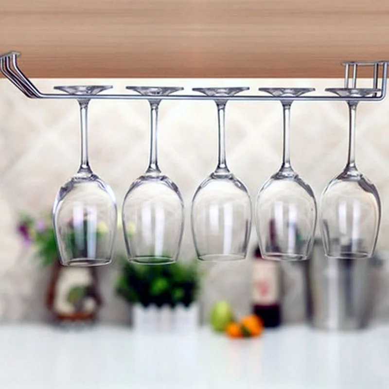 Перевернутая стойка для стаканов красного вина цвет шампанского яркий держатель