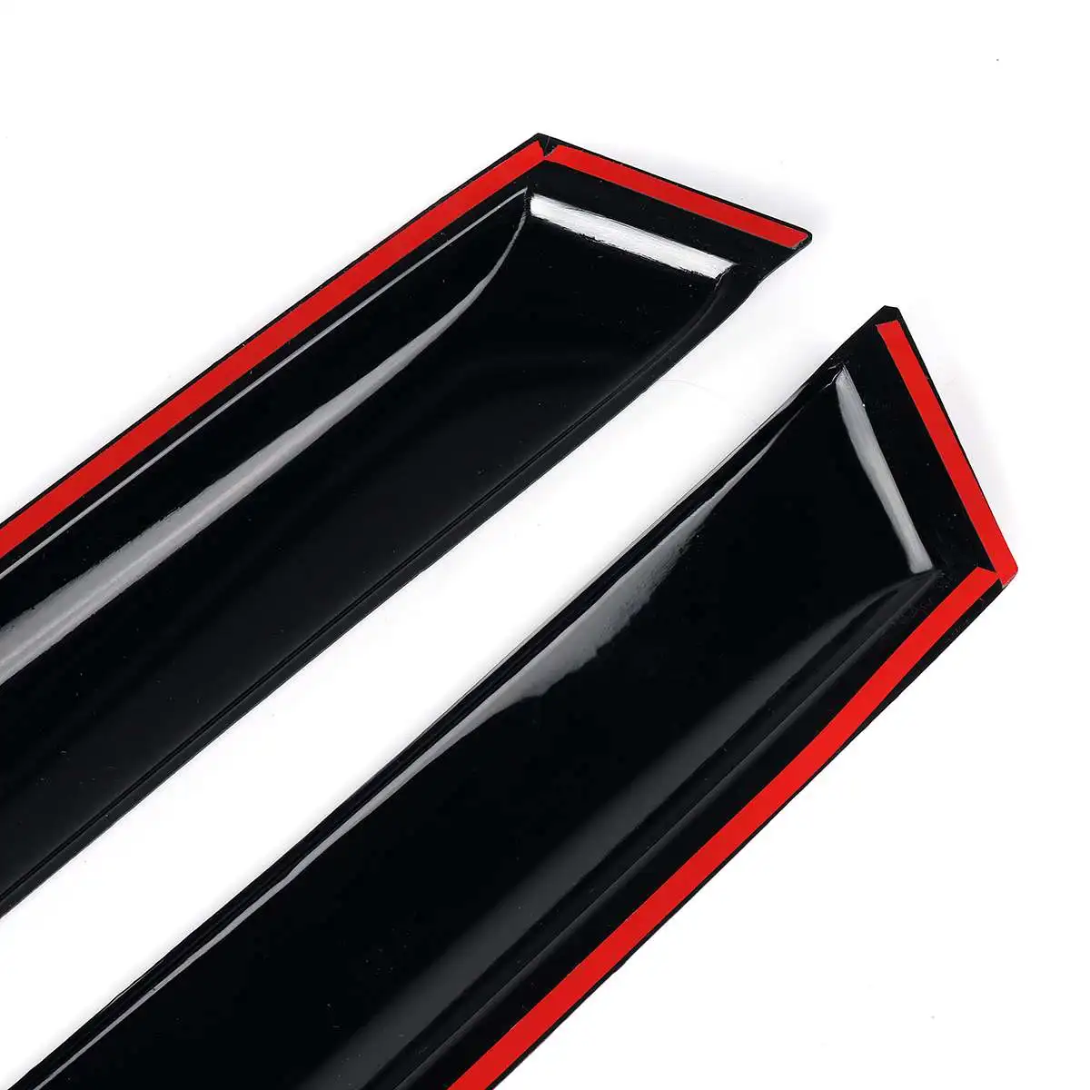 

4 Pcs Black Car Side Window Visor Guard Vent Rain Guard Door Visor Cover Trim ForToyota For RAV4 2006-2020 Awnings Shelters