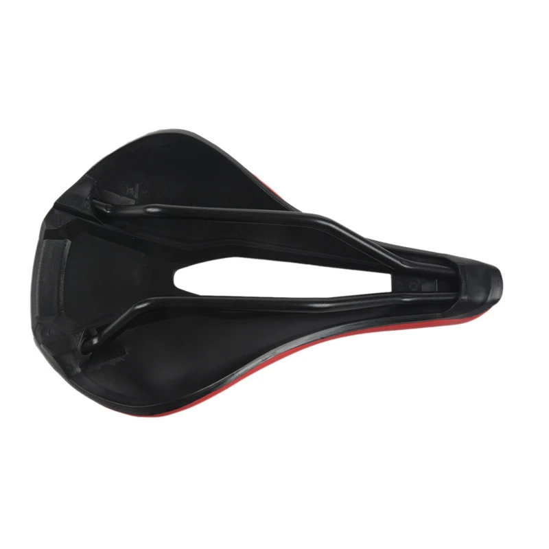 

2 Pcs Bicycle Seat Saddle Bike Saddles Mountain Bike Racing Saddle Pu Breathable Soft Seat Cushion, Red & Black
