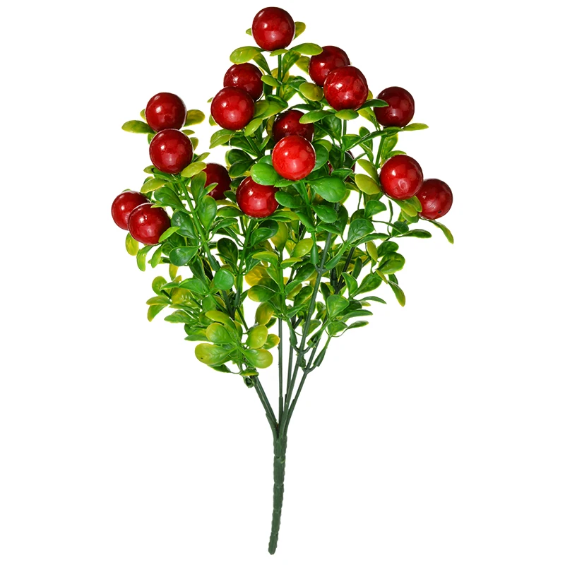 Искусственный цветок Зеленые искусственные пластиковые растения для украшения